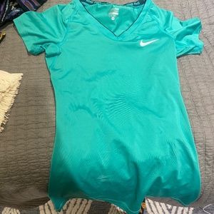 Green Nike athletic top